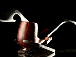 Tobacco-pipe Stock Footage