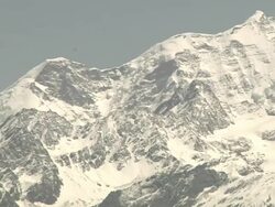 View of the Himalaya mountains Stock Footage