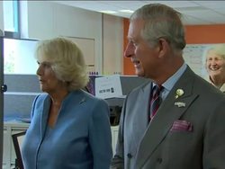 Prince Charles And Camilla Visit BBC Studio Where Dr Who Filmed News Clip