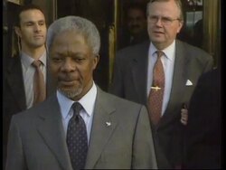 France - Kofi Annan departs for Baghdad Instructional Video