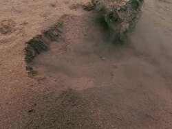 Underwater Sandstorm Stock Footage