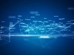 Statistics grid - blue Stock Footage