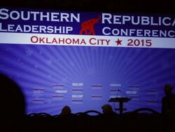 Presidential Hopefuls Attend Southern Republican Leadership Conference Stock Footage