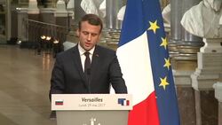 CLEAN : Macron says will be vigilant on human rights in Chechnya News Clip