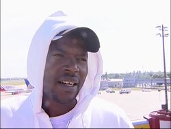 WRAP Preps ahead of Obama's arrival, voxpops ADDS arrival, meets Merkel News Clip