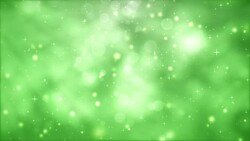 Moving Particles Loop - Green Glittering in light rays 06 Stock Footage