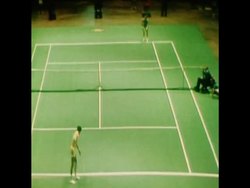 SYND 28-1-74 LAVER BEATS ASHE IN TENNIS CHAMPIONSHIP FINAL IN PHILADELPHIA News Clip