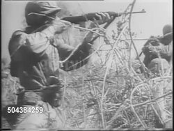 Marines Invade Palau, Cameraman Killed News Clip