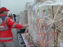 Red Cross aid flight departs for Harare News Clip