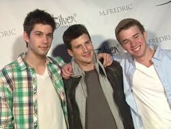 Shawn Hoff (c) at the A Night Out With Silver Jeans Co. And M Fredric at Studio City CA. (Footage by WireImage Video/GettyImages) Stock Footage