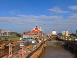 Panama Canal Stock Footage