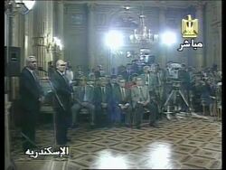 Egypt - Israeli President Weizman meets Mubarak News Clip
