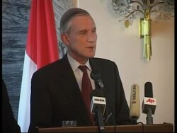 Dutch Foreign Minister Bot meet Pres. Karzai, news conference News Clip