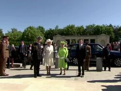 Royals at D Day Remembrance Service in Bayeux News Clip
