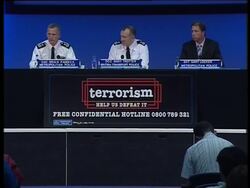 Police say three arrested, forensics at Tavistock Square News Clip