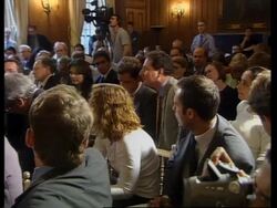 Blair and Brown news conference News Clip