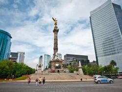 TIME LAPSE:  Paseo de la Reforma Mexico City Stock Footage