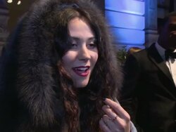 INTERVIEW - Eliza Doolittle on her favorite actress, future in acting at BFI's Luminous Gala at 8 Northumberland Avenue on October 8, 2013 in London, England. Stock Footage