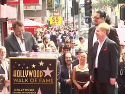 SPEECH - Trey Parker on how Penn and Teller influenced him at Penn & Teller Honored with Star on the Hollywood Walk of Fame in Hollywood, CA, on 4/5/2013. (Footage by WireImage Video/Getty Images Entertainment Video) Stock Footage
