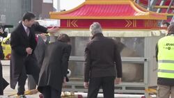 Pair of giant pandas loaned by China arrive in Belgium News Clip