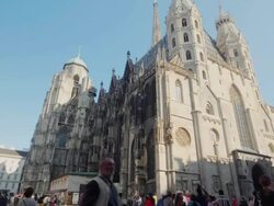 Stephansdon timelapse Stock Footage