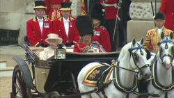 Trooping the Colour ceremony for the Queen's official birthday News Clip