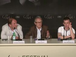 INTERVIEW: Ken Loach on his attitude towards the working class The Angels' Share Press Conference: 65th Cannes Fi on May 22, 2012 in Cannes, France (Footage by WireImage Video/Getty Images) Stock Footage