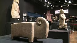 CLEAN : Native Americans try to block French auction of sacred artefacts News Clip
