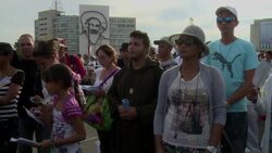 CLEAN : Reactions after pope Franciss mass in Havana 2 News Clip