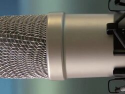 Studio Mic Vertical HD Stock Footage