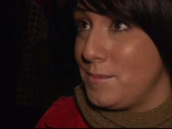 Candlelit Vigil Voxpop outside Newtown Church News Clip