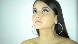 Makeup process Stock Footage