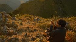 handsome man taking photos at Doichiangdao mountain Stock Footage