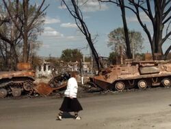 Conflict In Ukraine â€“ Lugansk Stock Footage