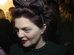 INTERVIEW - Lulu Guinness on looking to the future Stock Footage