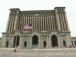 Run Down Detroit Stockshots News Clip