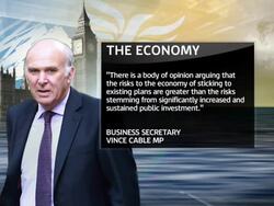 David Cameron Vows to Stick to the Deficit Plan News Clip