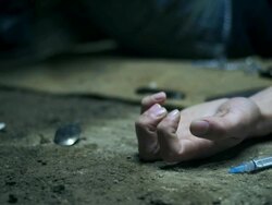 HD DOLLY: Heroin Abuse Stock Footage