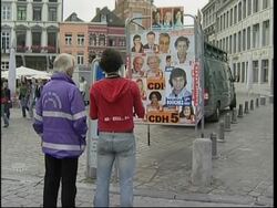 Profile of key voter issues on eve of local elections w. intvws of political figures News Clip