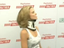 Sony Computer Entertainment America and The Bruce Willis Foundation presentation of Playstation BANDtogether Stock Footage