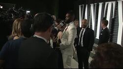 Tarell Alvin McCraney speaking to reporters at the Vanity Fair Oscar Party News Clip