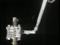 USA/SPACE: SHUTTLE DISCOVERY MISSION: SATELLITE RETRIEVED News Clip