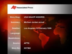 Michael Jordan arrival News Clip