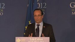 FRENCH PRESIDENT COMMENTS ON EUROZONE CRISIS News Clip