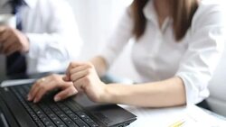 Typing Stock Footage