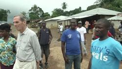 Emergency food supplies distributed to people in ebola hit region Instructional Video