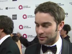 INTERVIEW - Chace Crawford - Elton John AIDS Foundation Presents 22nd Annual Academy Awards Viewing Party Sponsored By Chopard, Neuro Drinks And Wells Fargo Stock Footage