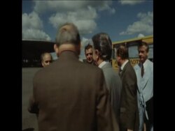 UPITN 5 7 79 UNITED STATES SENATOR BYRD ARRIVES IN MOSCOW News Clip