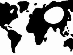 WORLD MAP : (LOOP) Stock Footage