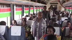 CLEAN : Eyeing growth boost Kenya opens Chinese built railway News Clip
